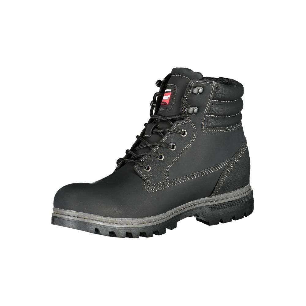 Black Polyester Men Boot Carrera