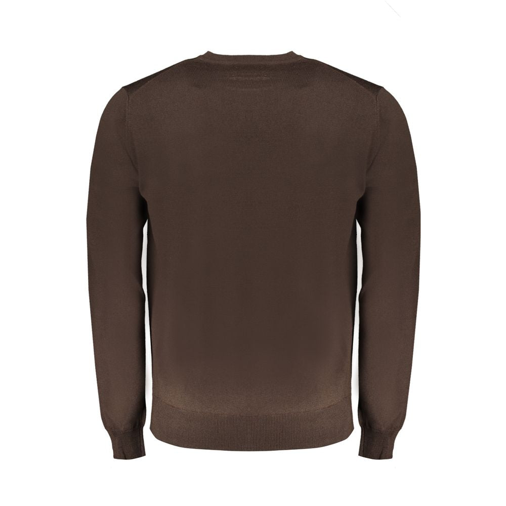 Brown Wool Sweater Harmont & Blaine