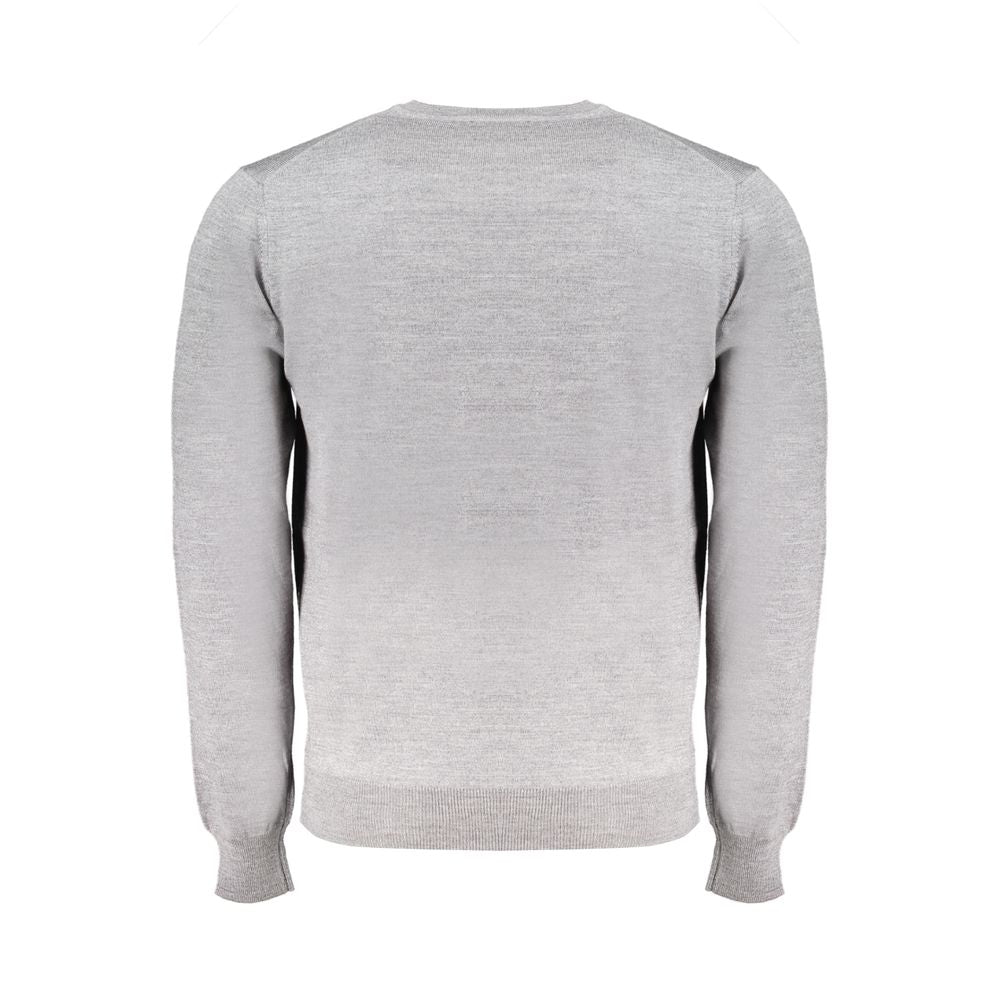 Gray Wool Sweater Harmont & Blaine