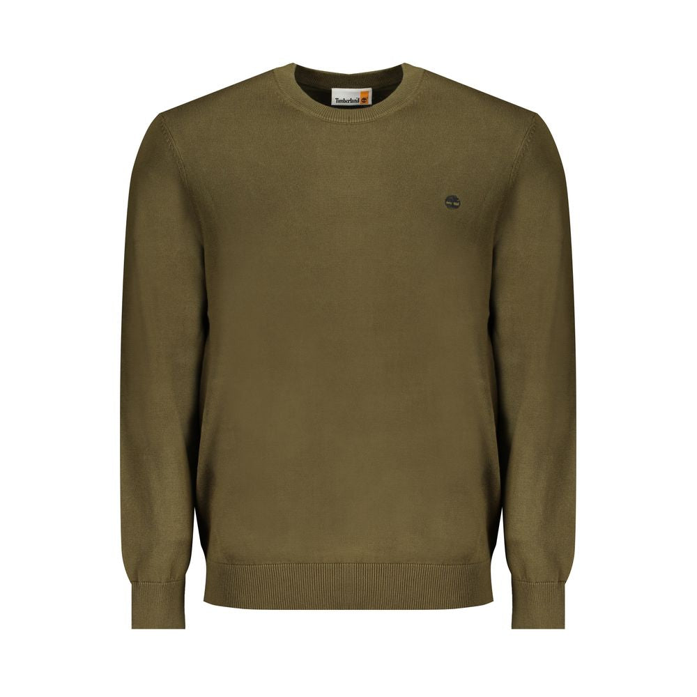 Green Cotton Sweater Timberland