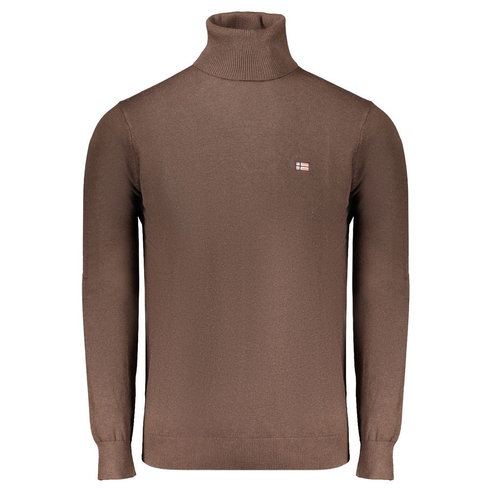 Brown Polyester Sweater Norway 1963