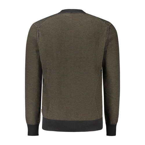 Black Cotton Men Sweater Hugo Boss
