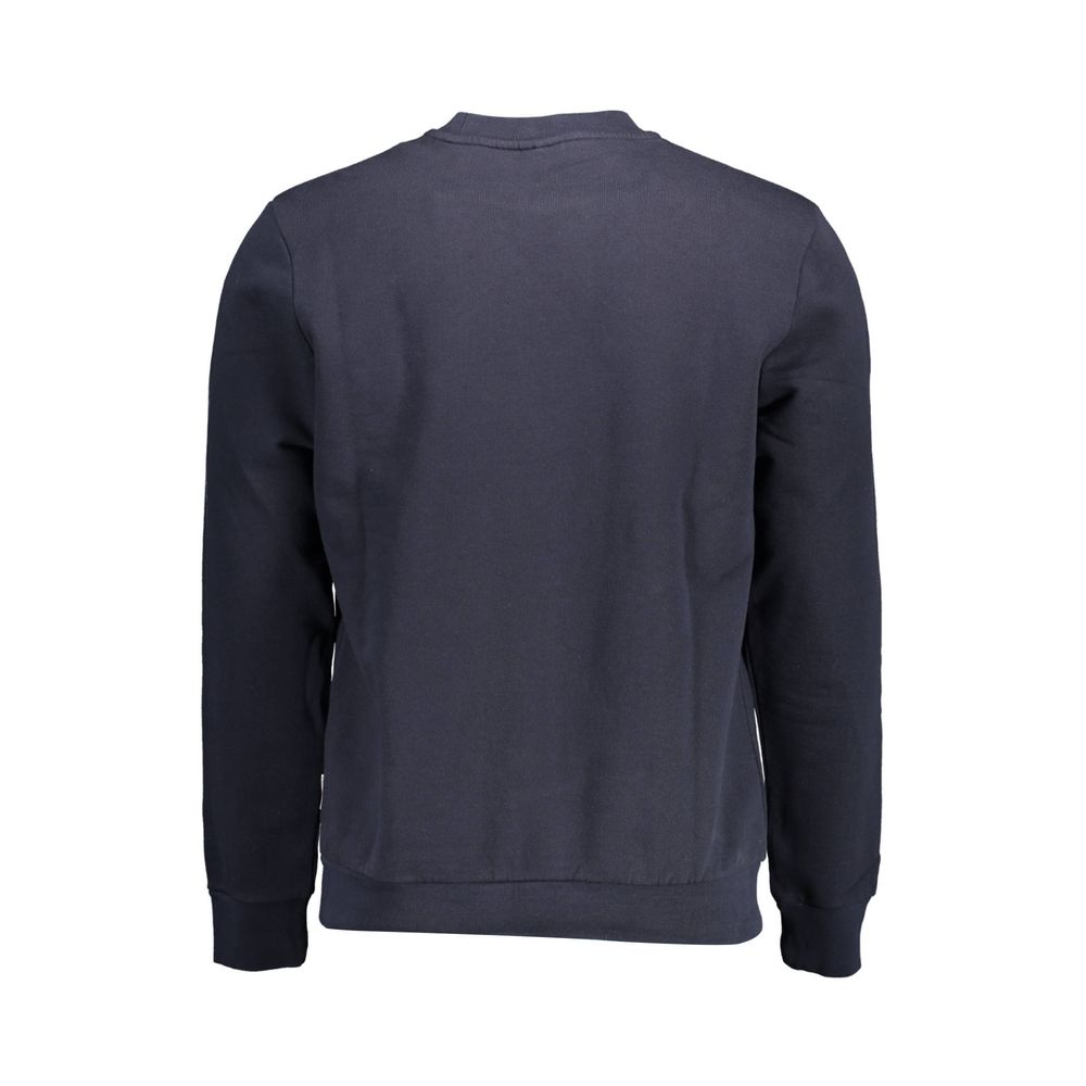 Blue Cotton Men Sweater Napapijri