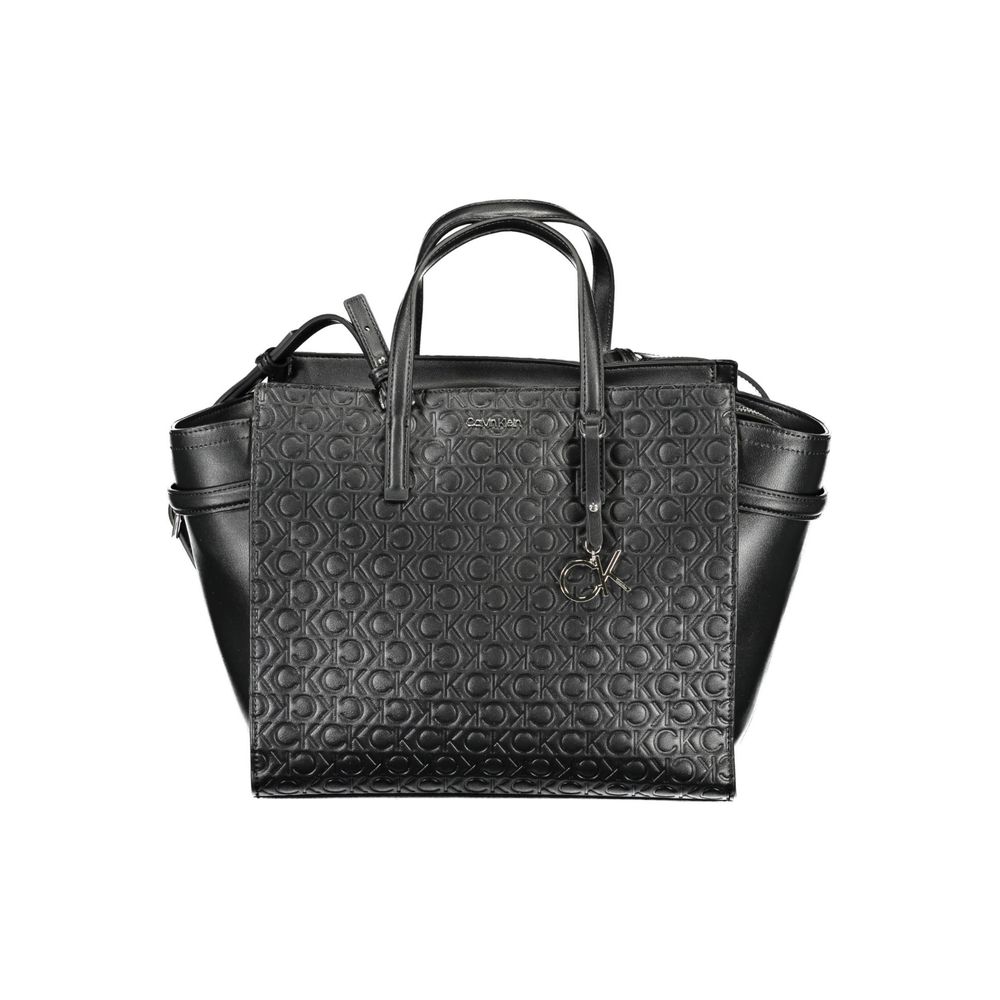 Black Polyester Women Handbag Calvin Klein