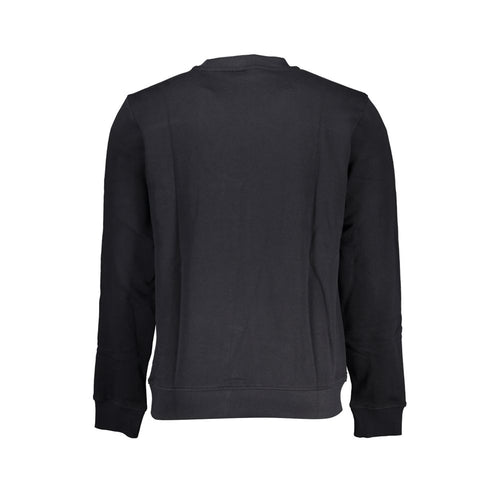 Black Cotton Men Sweater Napapijri