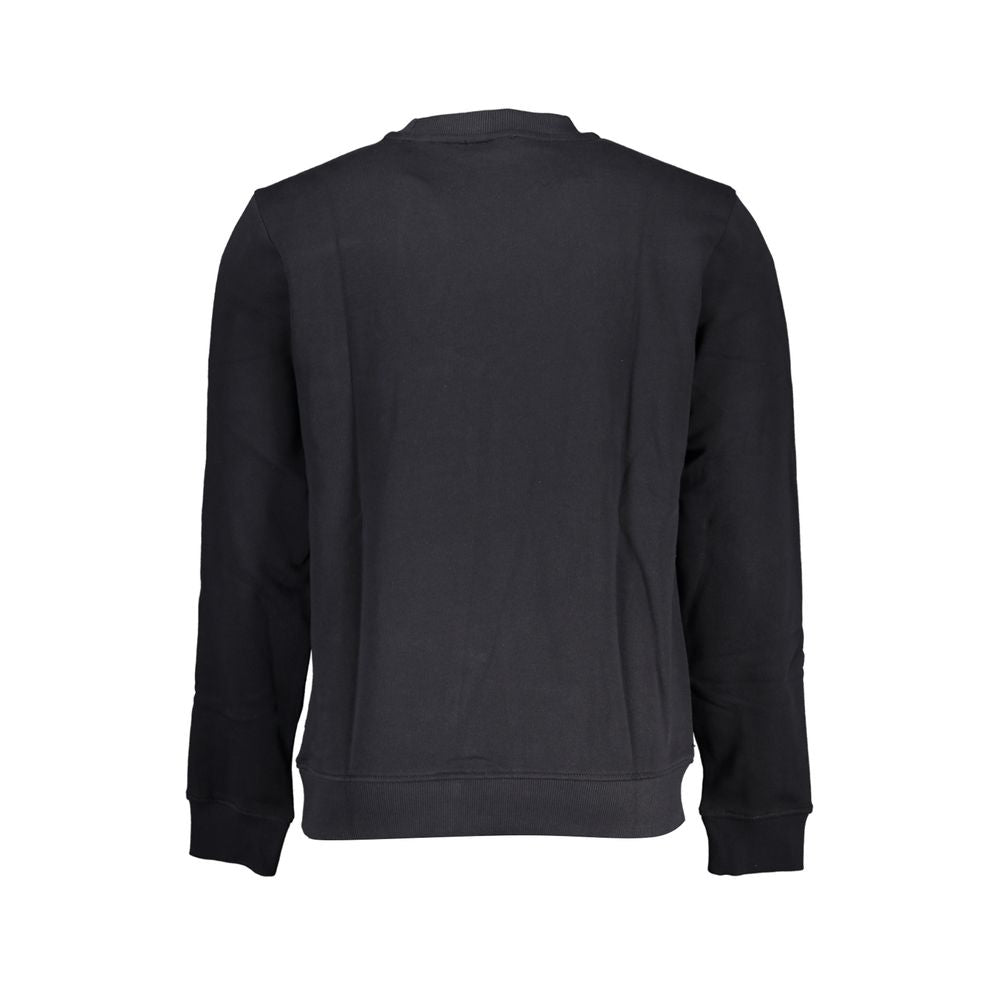 Black Cotton Men Sweater Napapijri