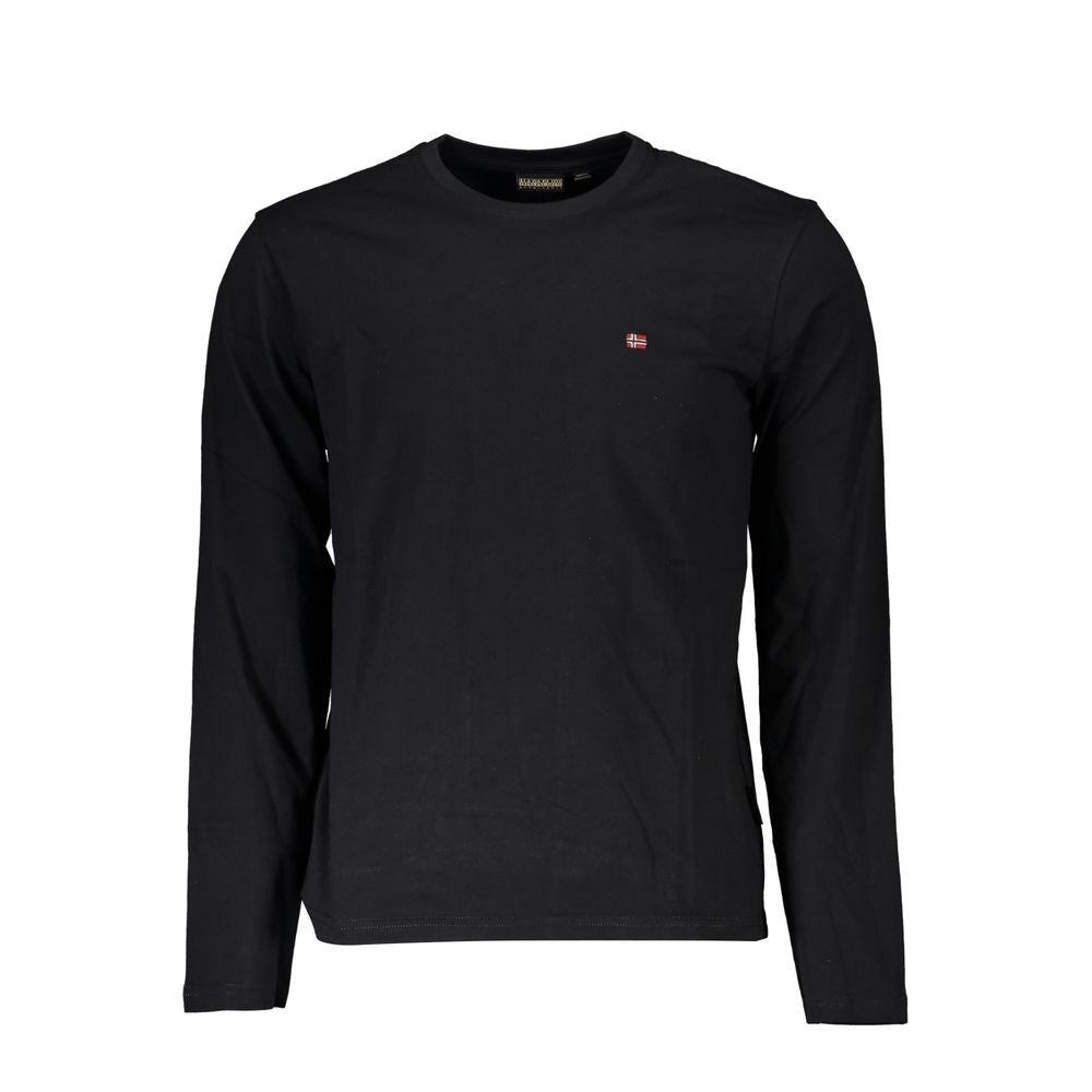 Black Cotton T-Shirt Napapijri