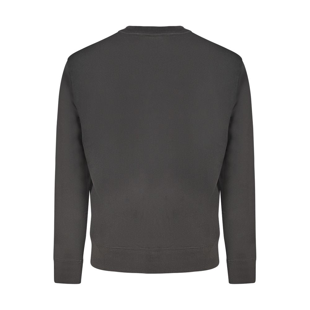 Black Cotton Men Sweater Hugo Boss