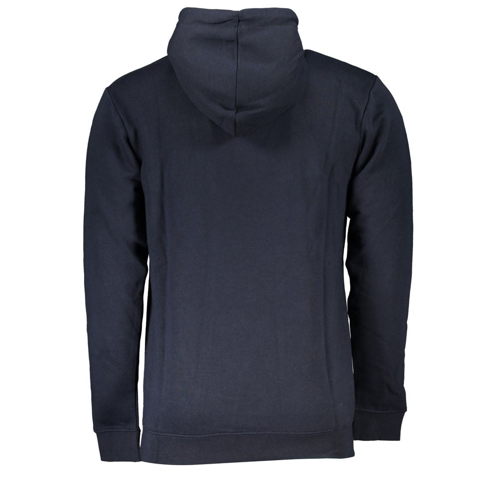 Blue Cotton Men Sweater Cavalli Class