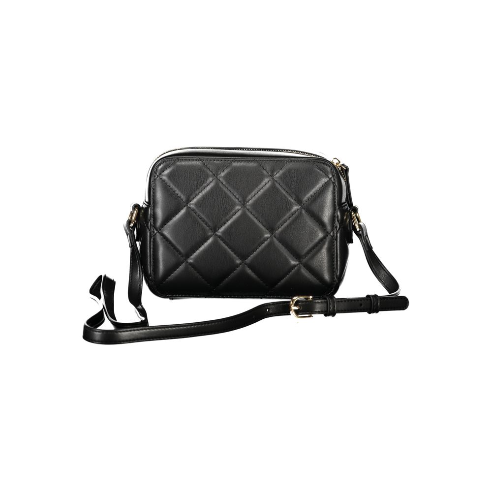 Black Polyethylene Women Handbag Mario Valentino