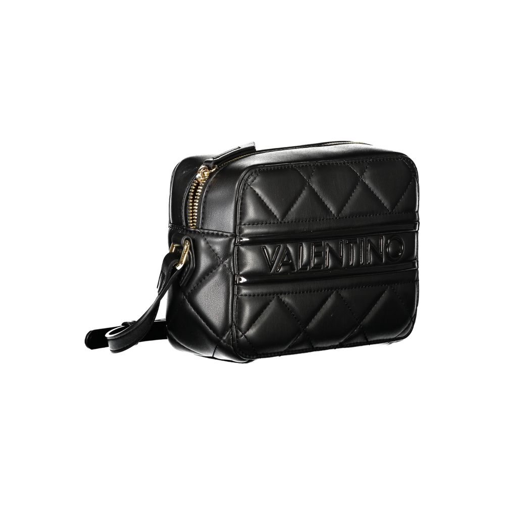 Black Polyethylene Women Handbag Mario Valentino