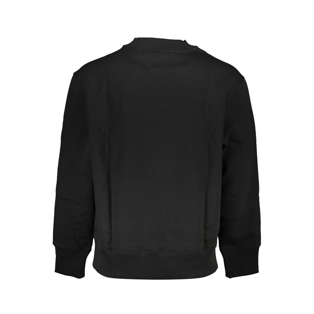 Black Cotton Men Sweater Calvin Klein