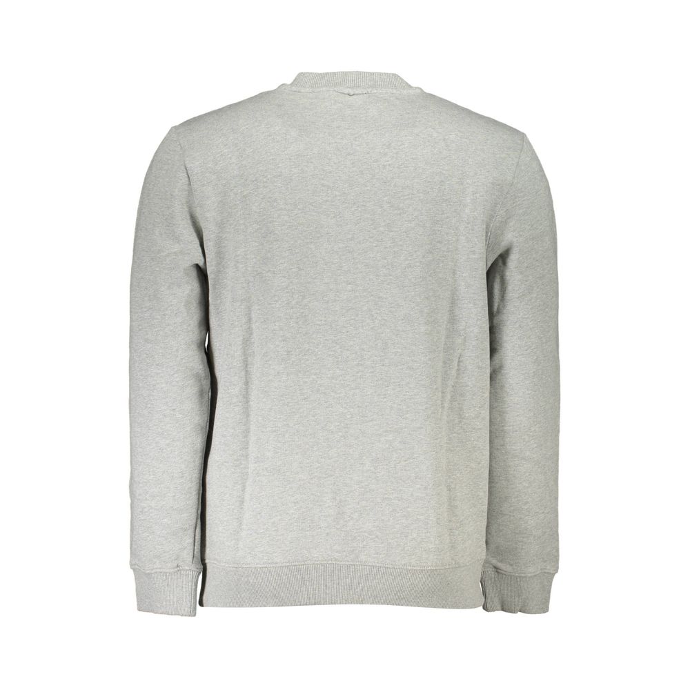 Gray Cotton Men Sweater Napapijri