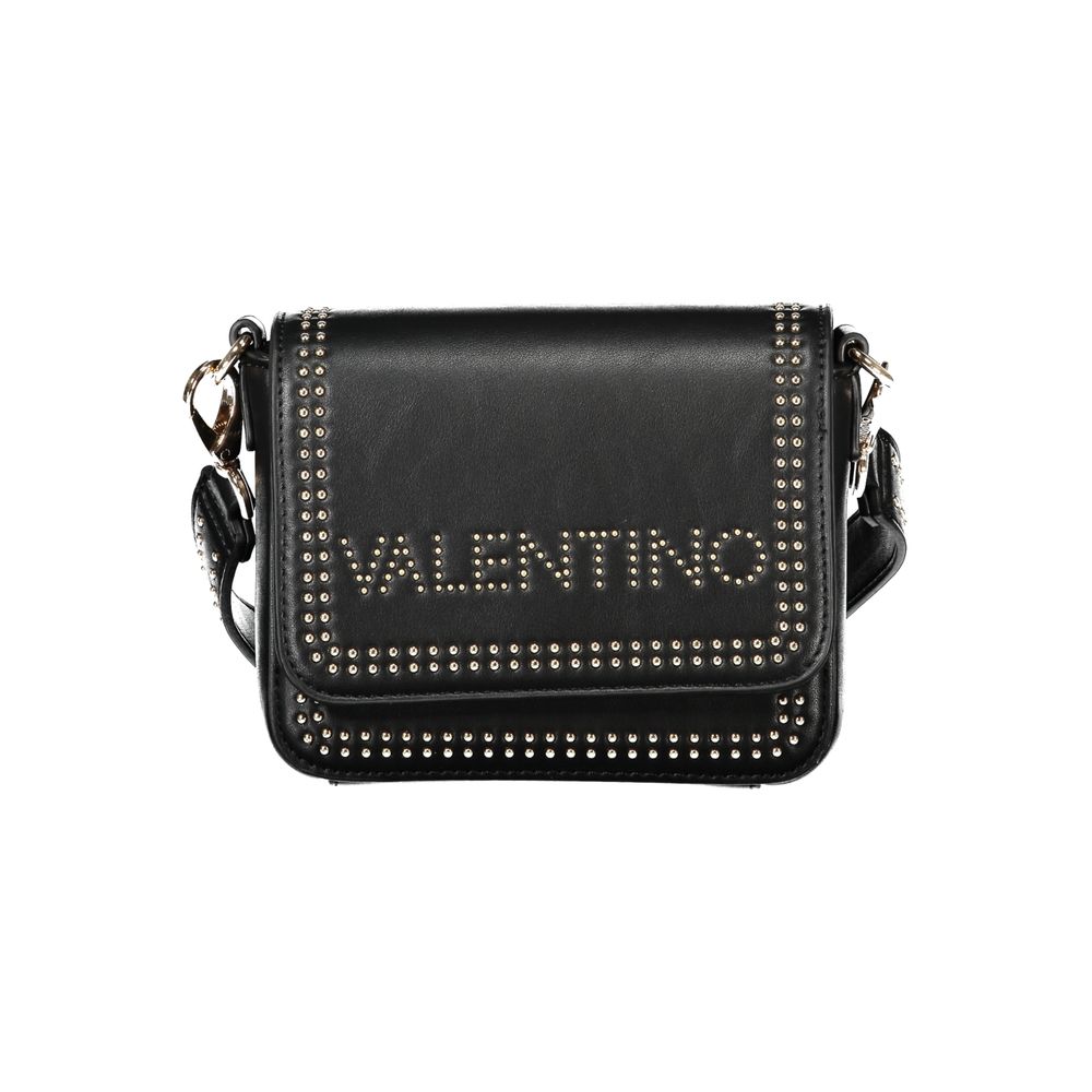 Black Polyethylene Women Handbag Mario Valentino