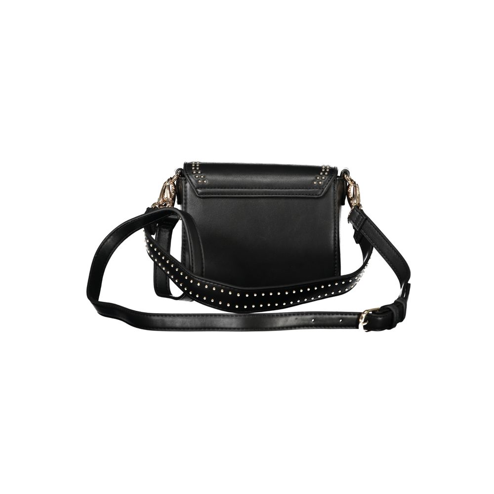 Black Polyethylene Women Handbag Mario Valentino