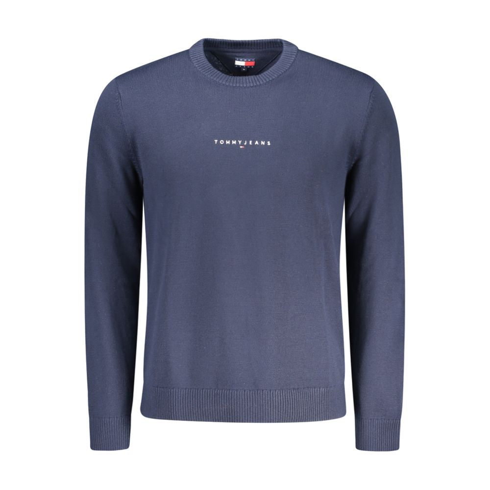 Blue Polyester Men Sweater Tommy Hilfiger