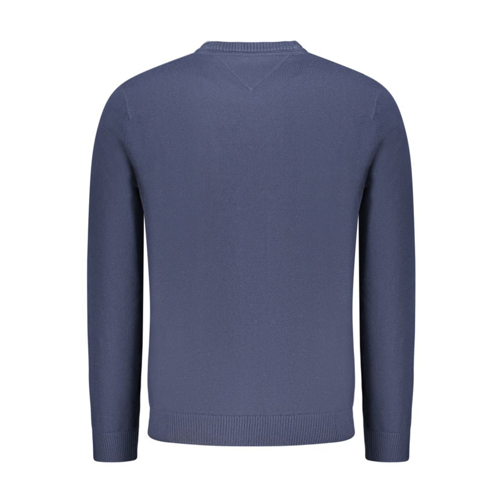 Blue Polyester Men Sweater Tommy Hilfiger