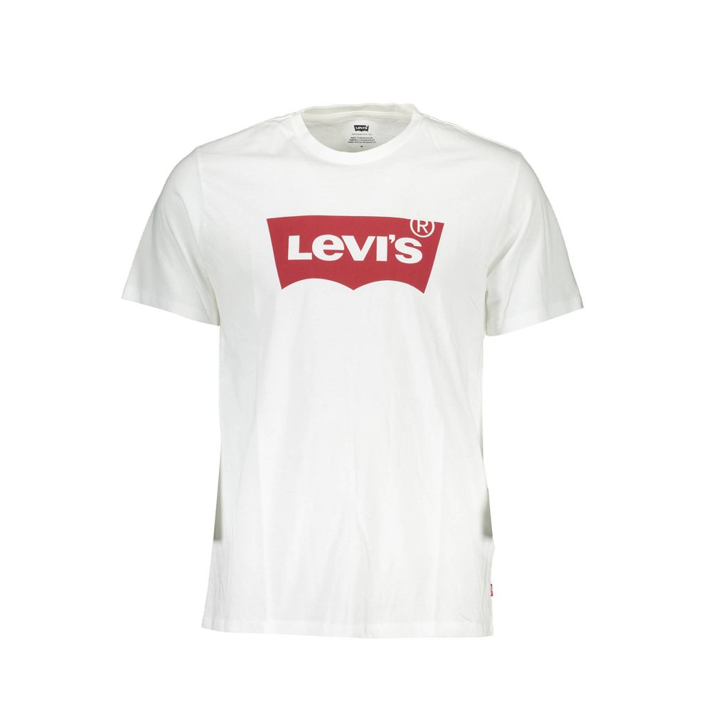 White Cotton Men T-Shirt Levi's
