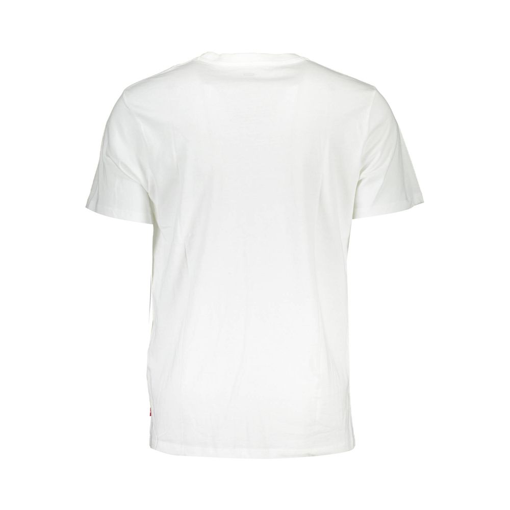 White Cotton Men T-Shirt Levi's