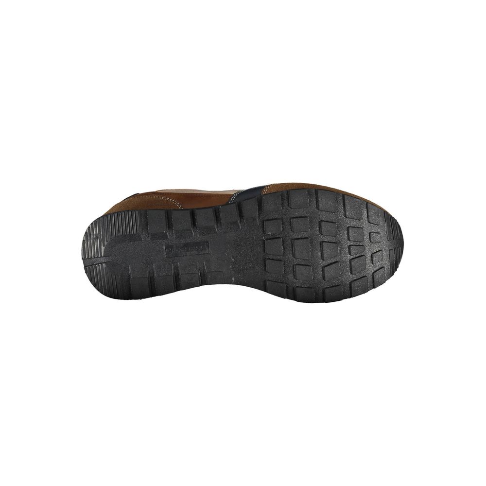 Brown Eco Leather Men Sneaker Carrera
