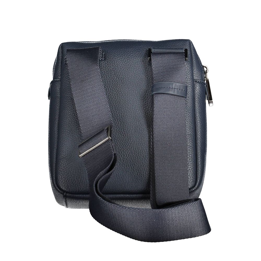 Blue Polyester Men Shoulder Bag Calvin Klein