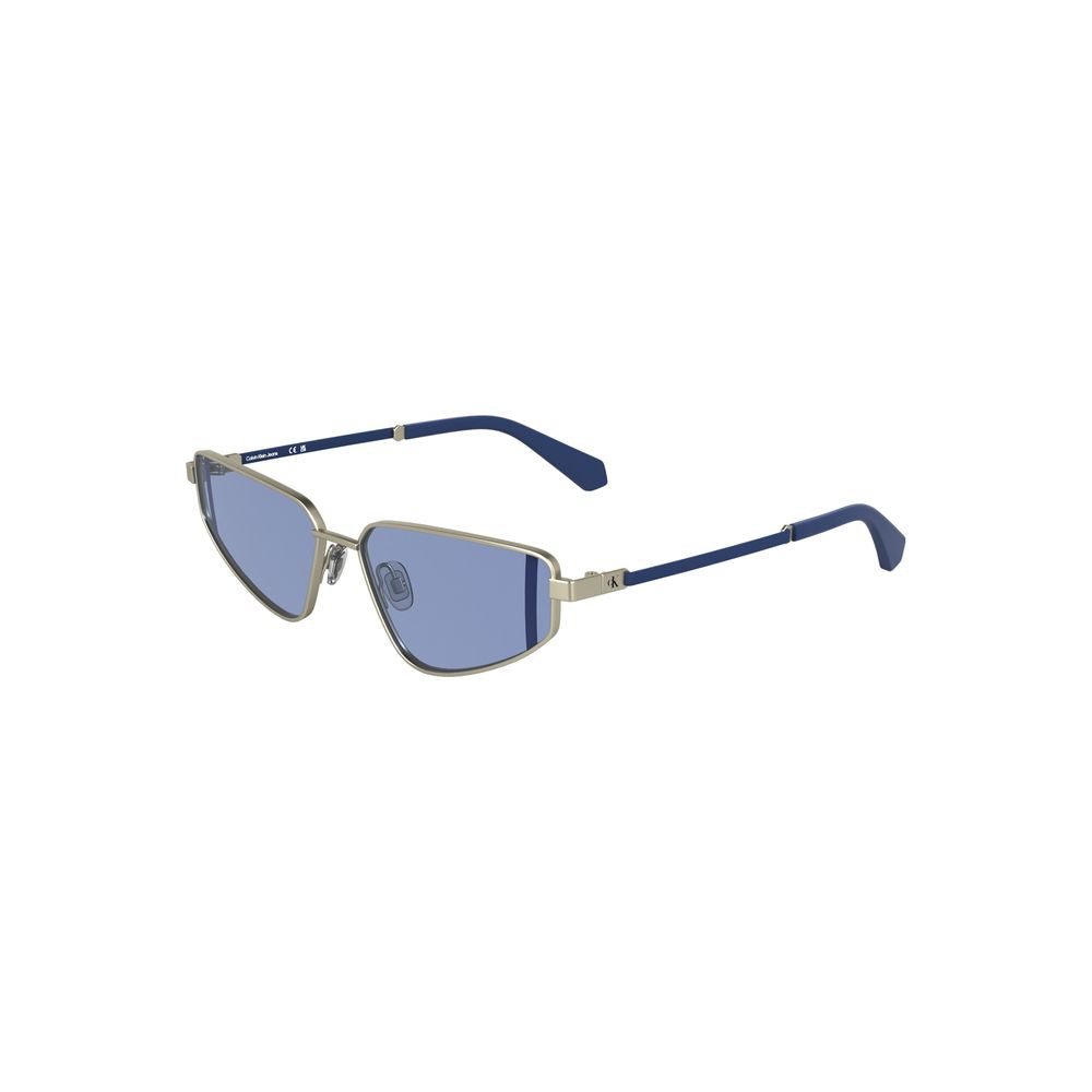 Gray Metal Women Sunglasses Calvin Klein