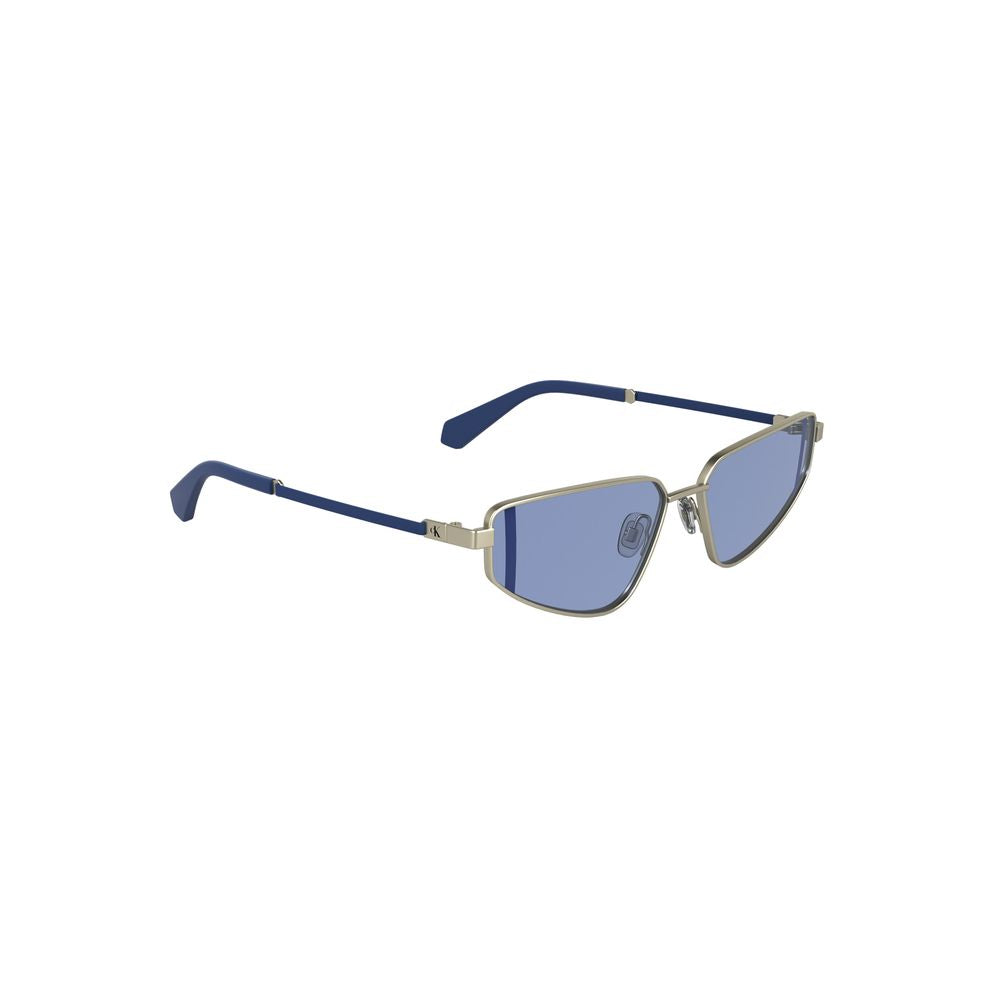 Gray Metal Women Sunglasses Calvin Klein