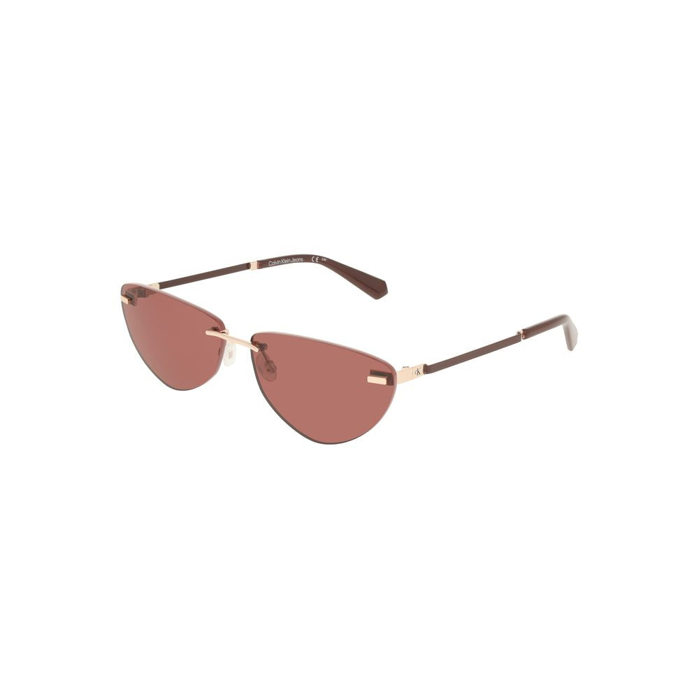 Pink Metal Women Sunglass Calvin Klein