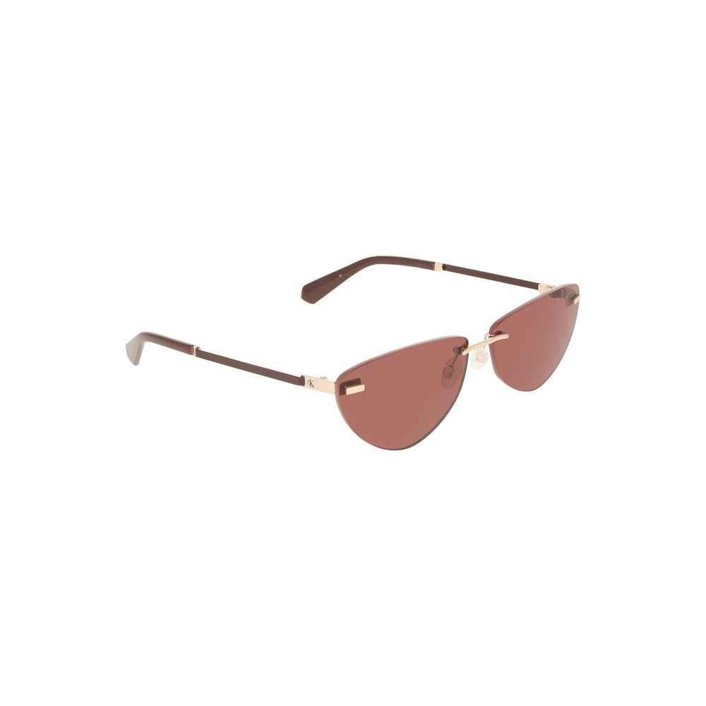 Pink Metal Women Sunglass Calvin Klein