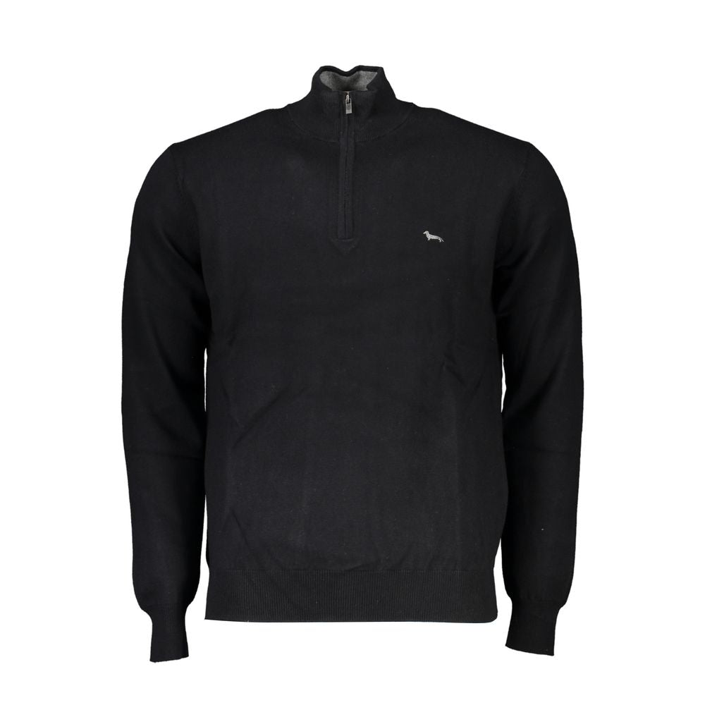 Elegant Half-Zip Sweater with Embroidered Detail Harmont & Blaine