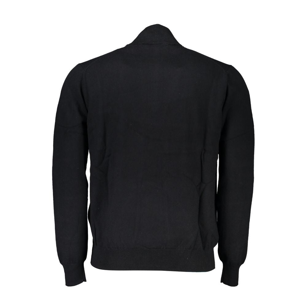 Elegant Half-Zip Sweater with Embroidered Detail Harmont & Blaine