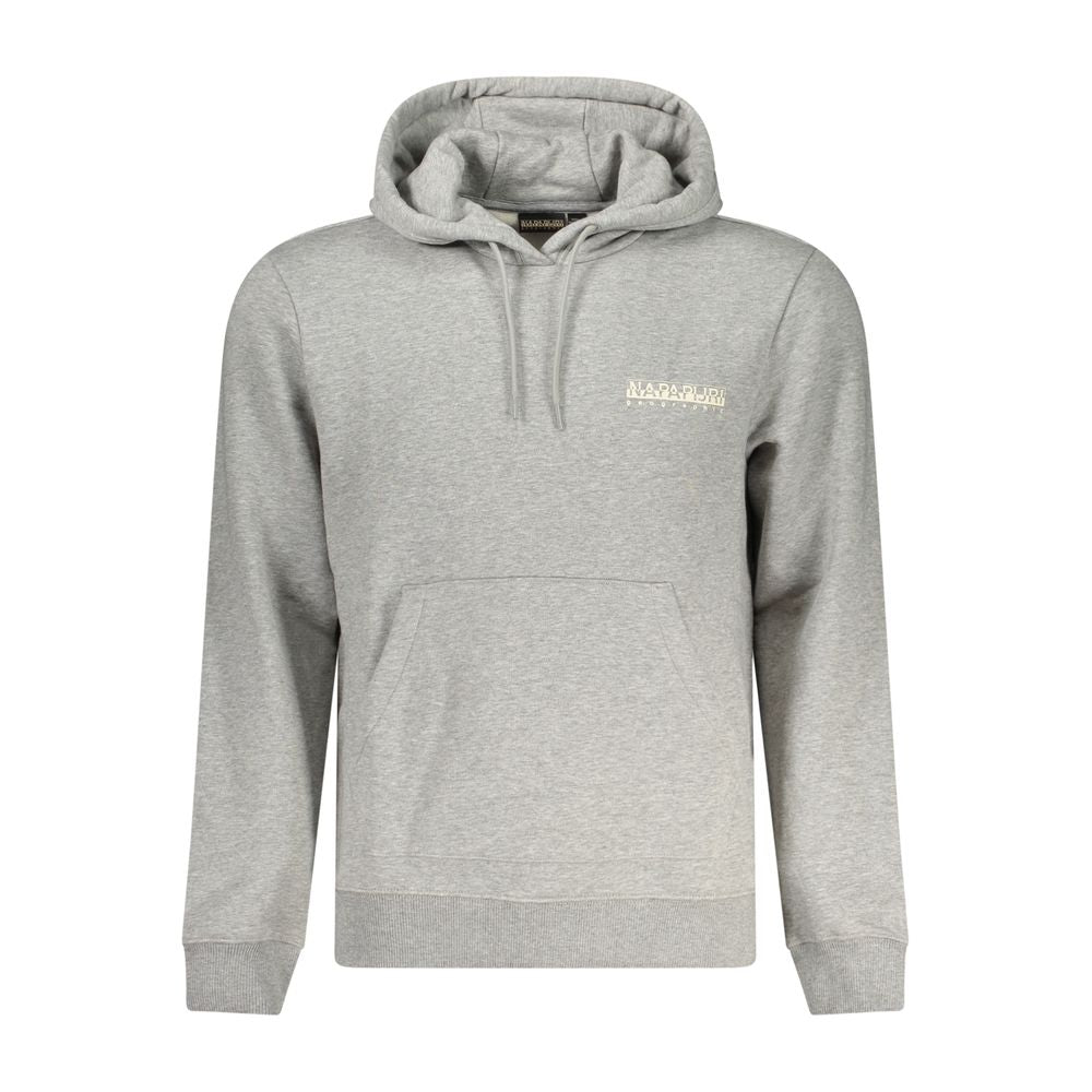 Gray Cotton Sweatshirt Napapijri