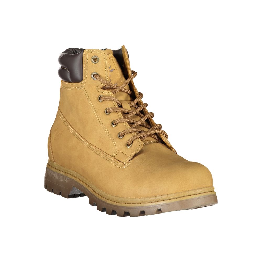 Yellow Polyester Men Boot Carrera
