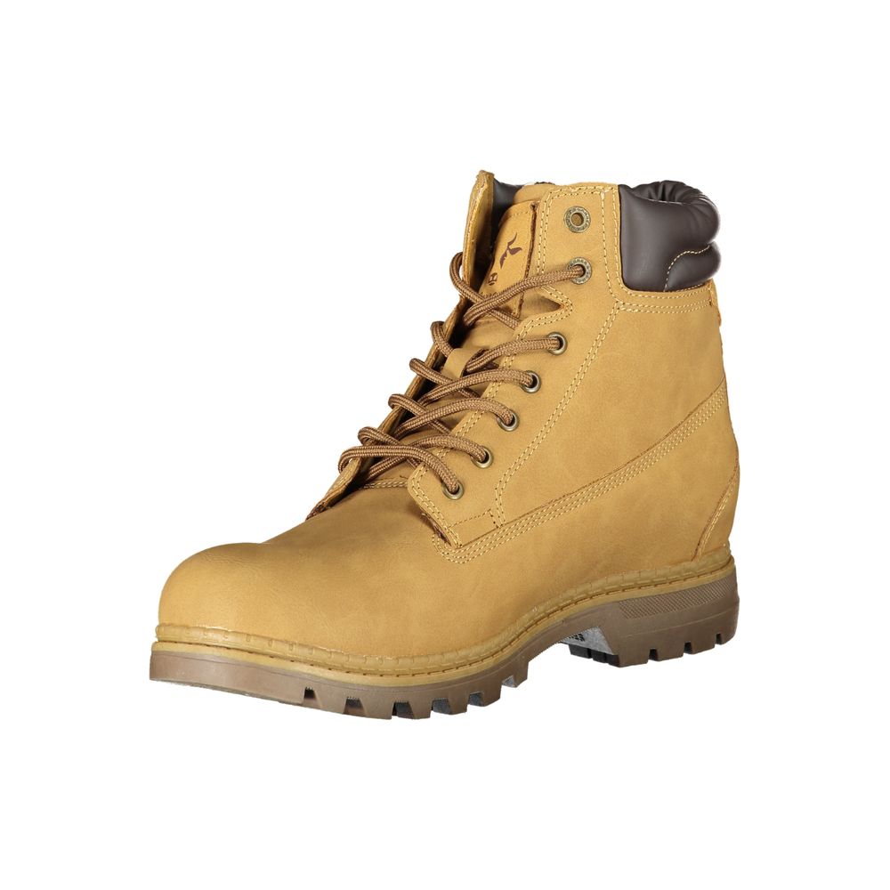 Yellow Polyester Men Boot Carrera