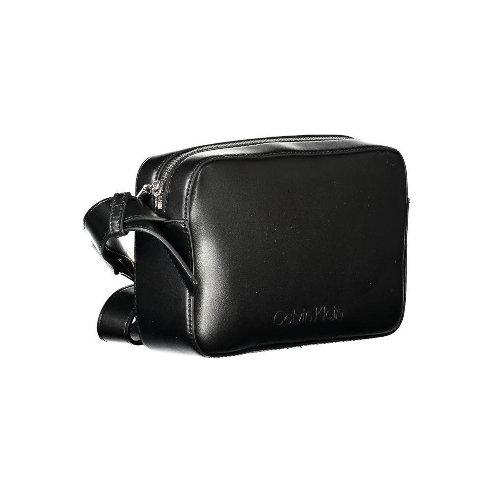 Black Polyester Women Handbag Calvin Klein
