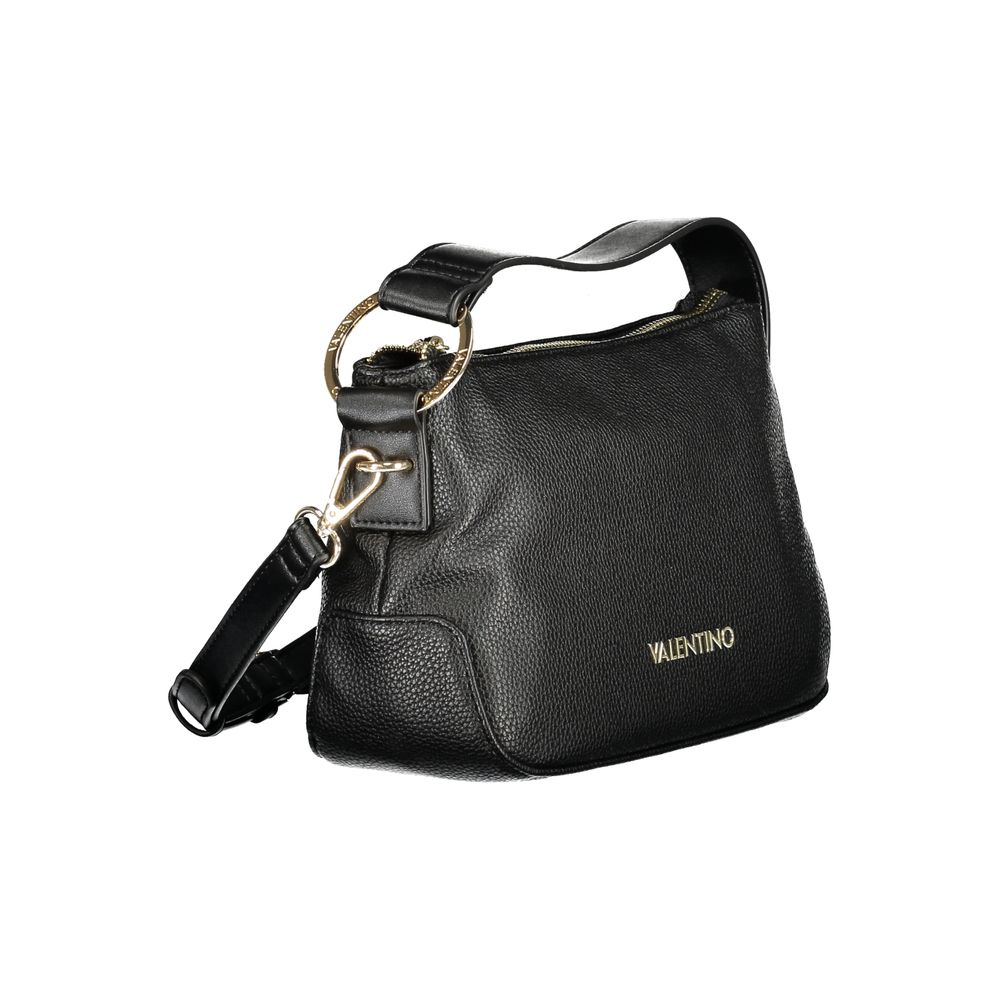Black Polyethylene Women Handbag Mario Valentino