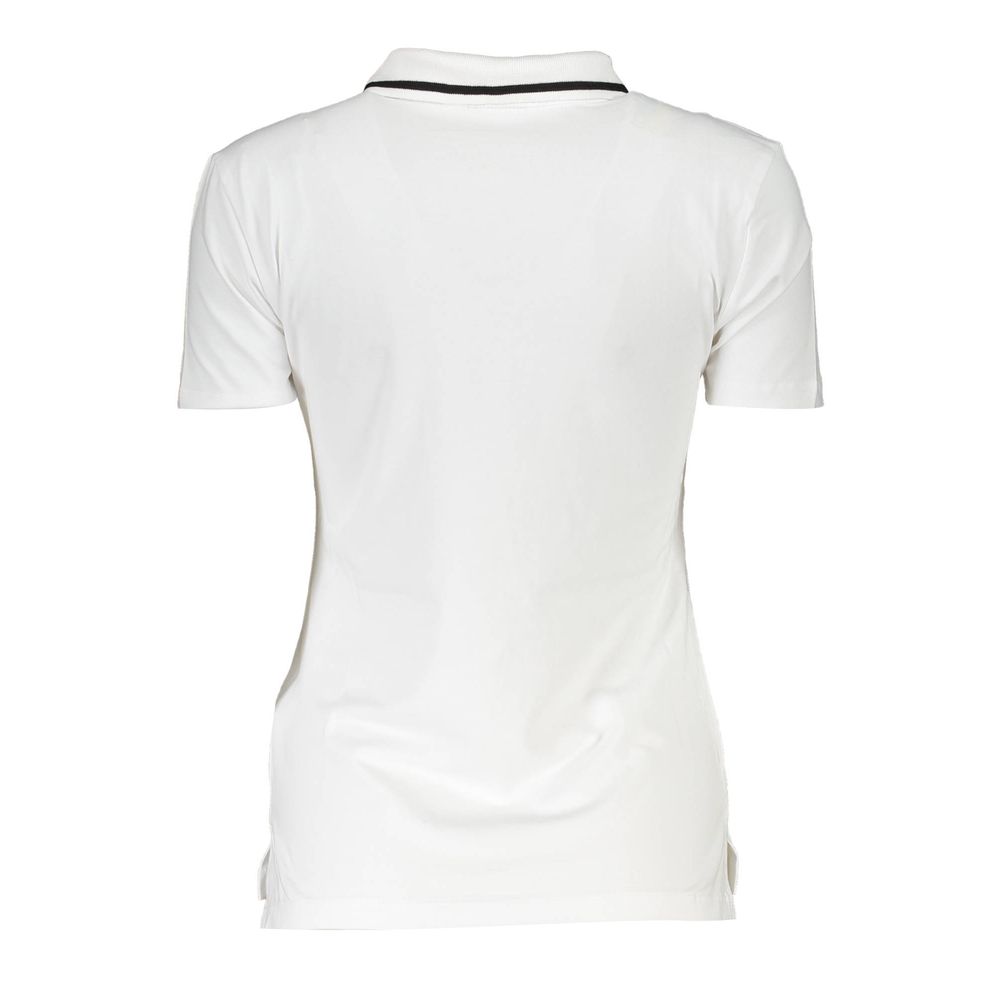 White Cotton Womens Polo Shirt Fila