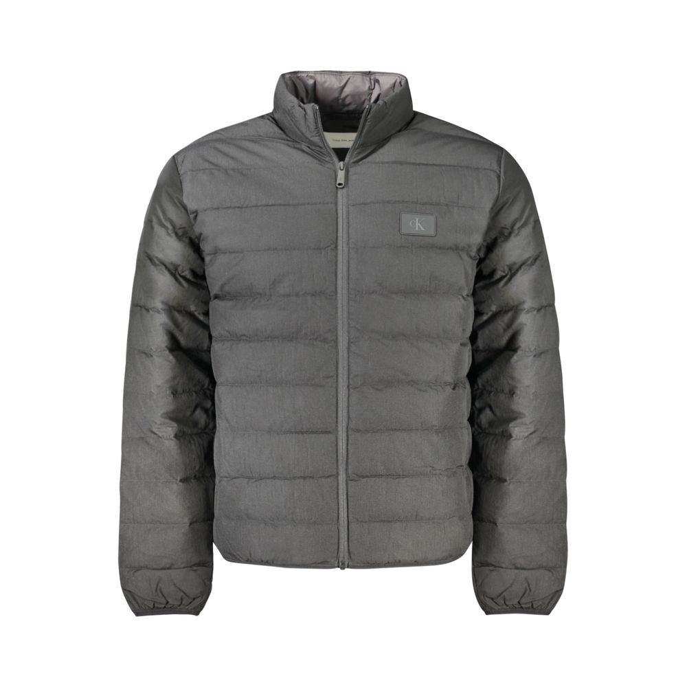 Black Polyamide Men Jacket Calvin Klein
