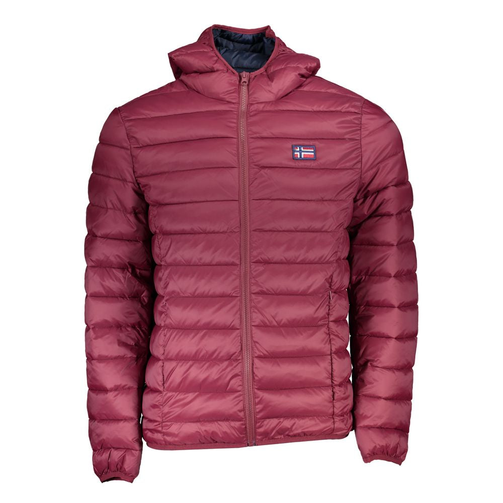 Red Polyamide Men Jacket Norway 1963