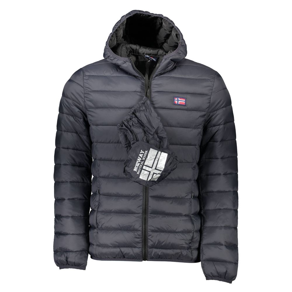 Black Polyamide Men Jacket Norway 1963