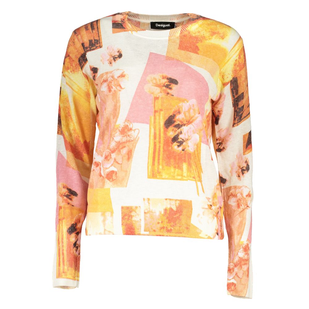 High Neck Contrast Detail Sweater Desigual