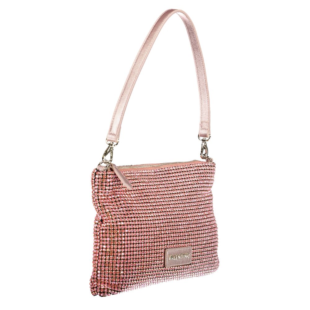 Pink Polyester Women Handbag Mario Valentino