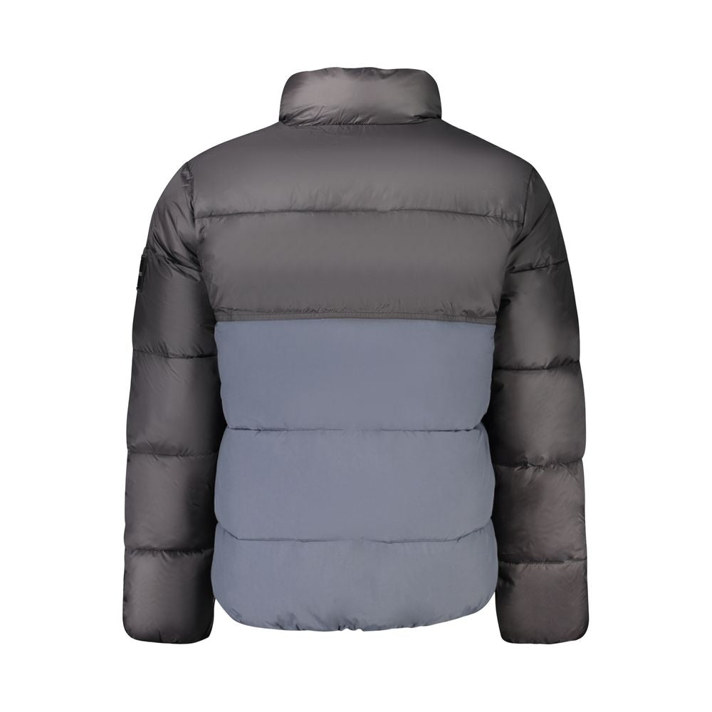 Blue Polyester Men Jacket Calvin Klein