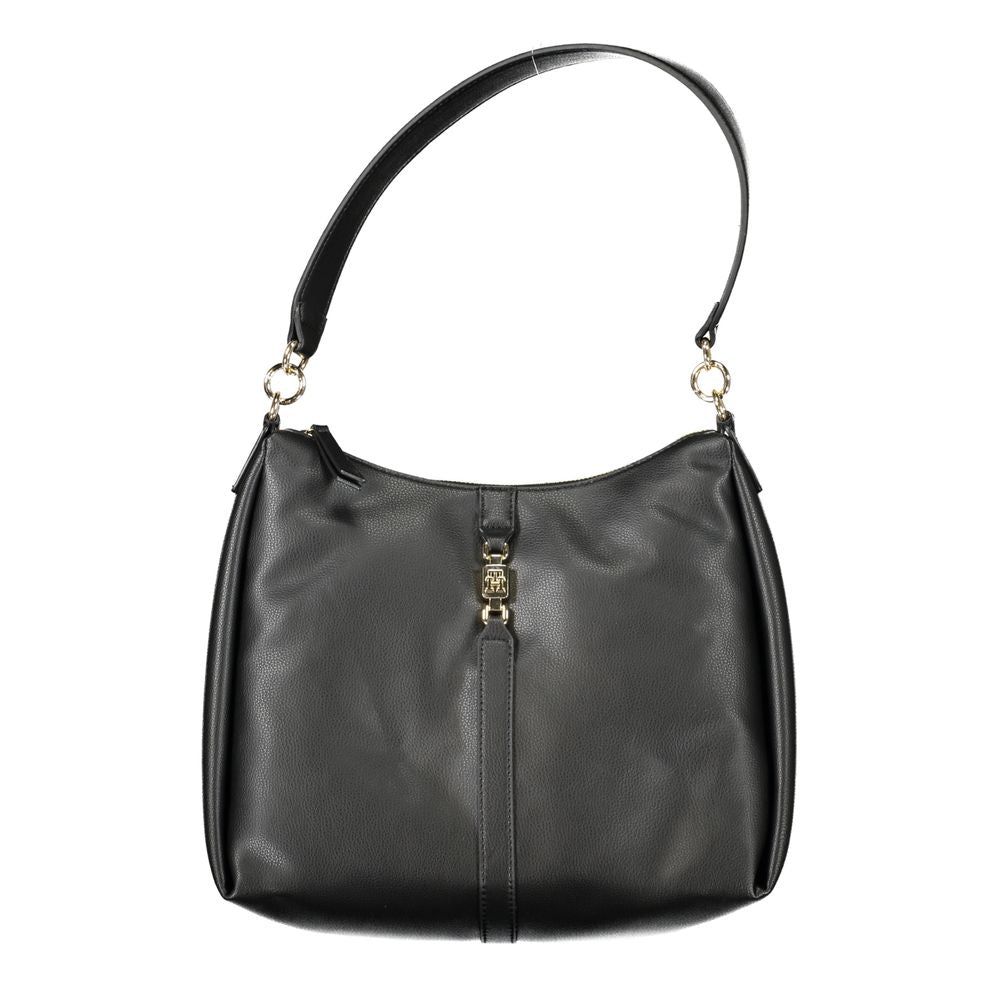 Black Polyester Handbag Tommy Hilfiger