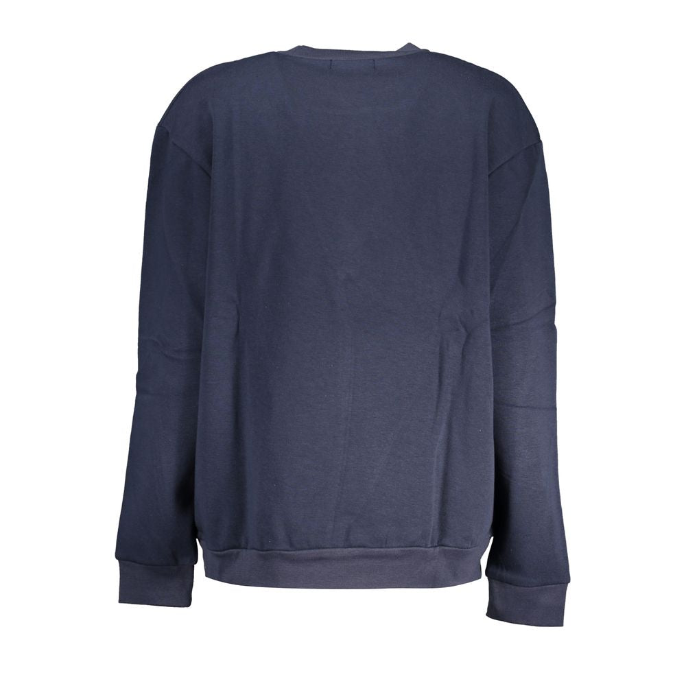 Blue Cotton Women Sweater Cavalli Class