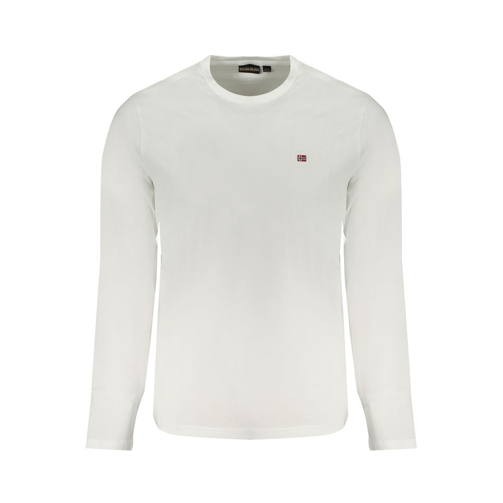 White Cotton T-Shirt Napapijri