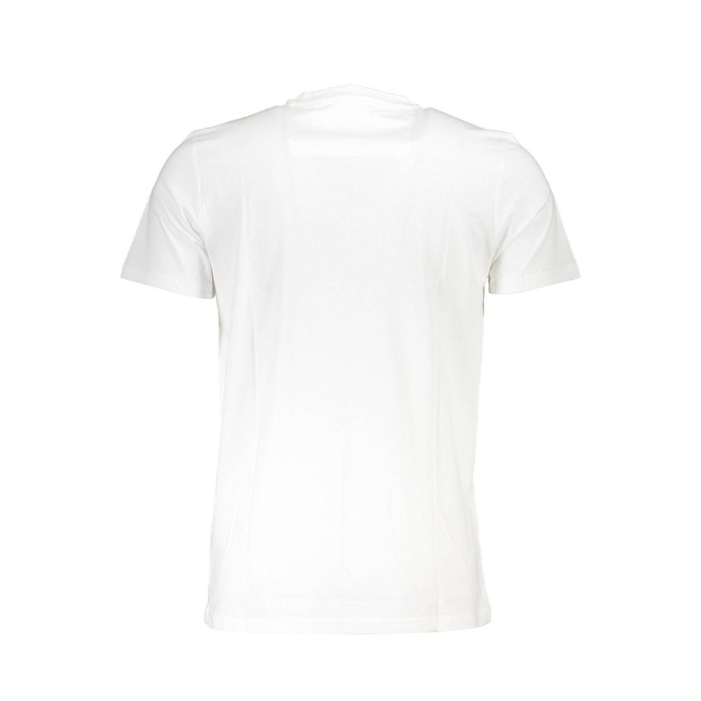 White Cotton Men T-Shirt Cavalli Class