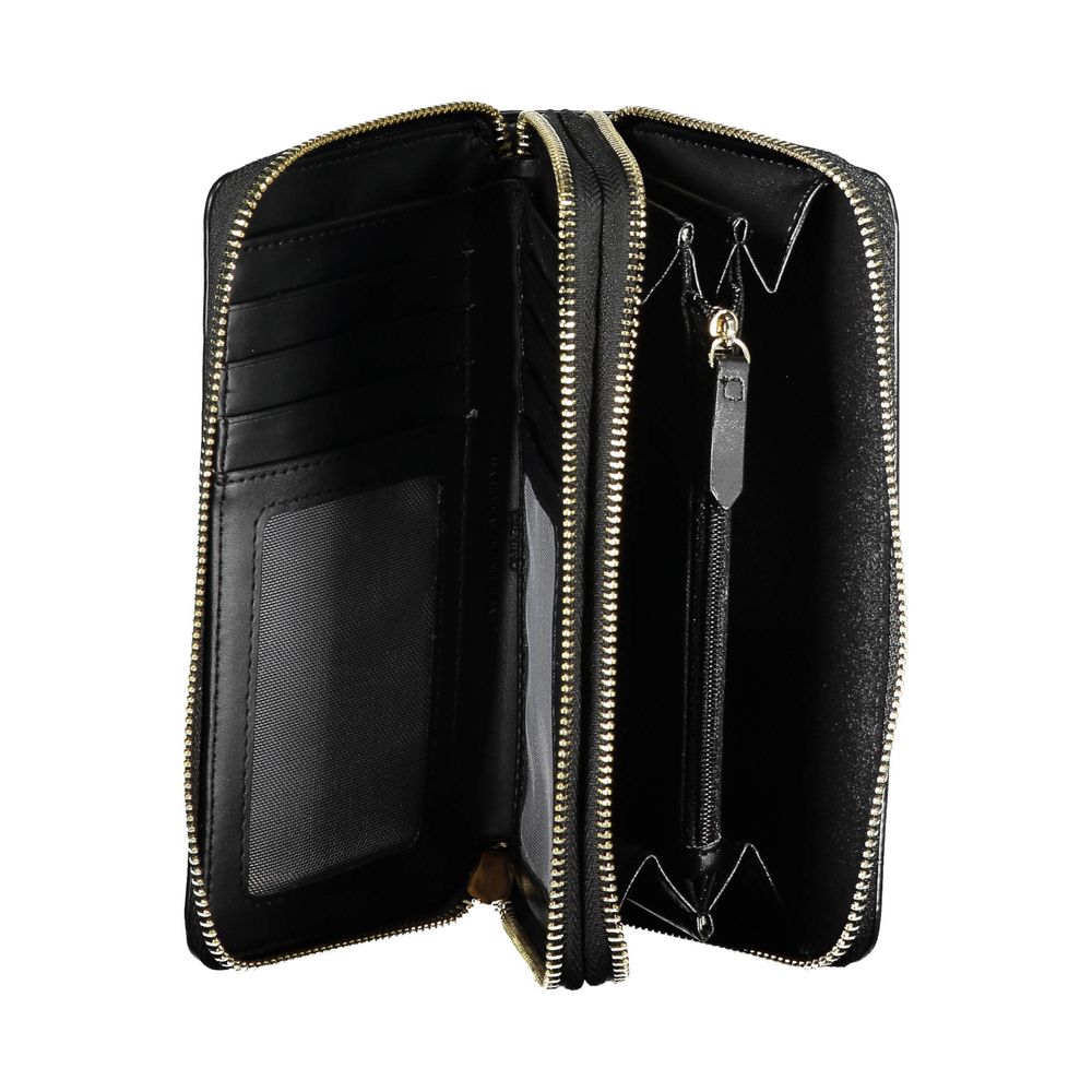 Black Polyethylene Women Wallet Mario Valentino