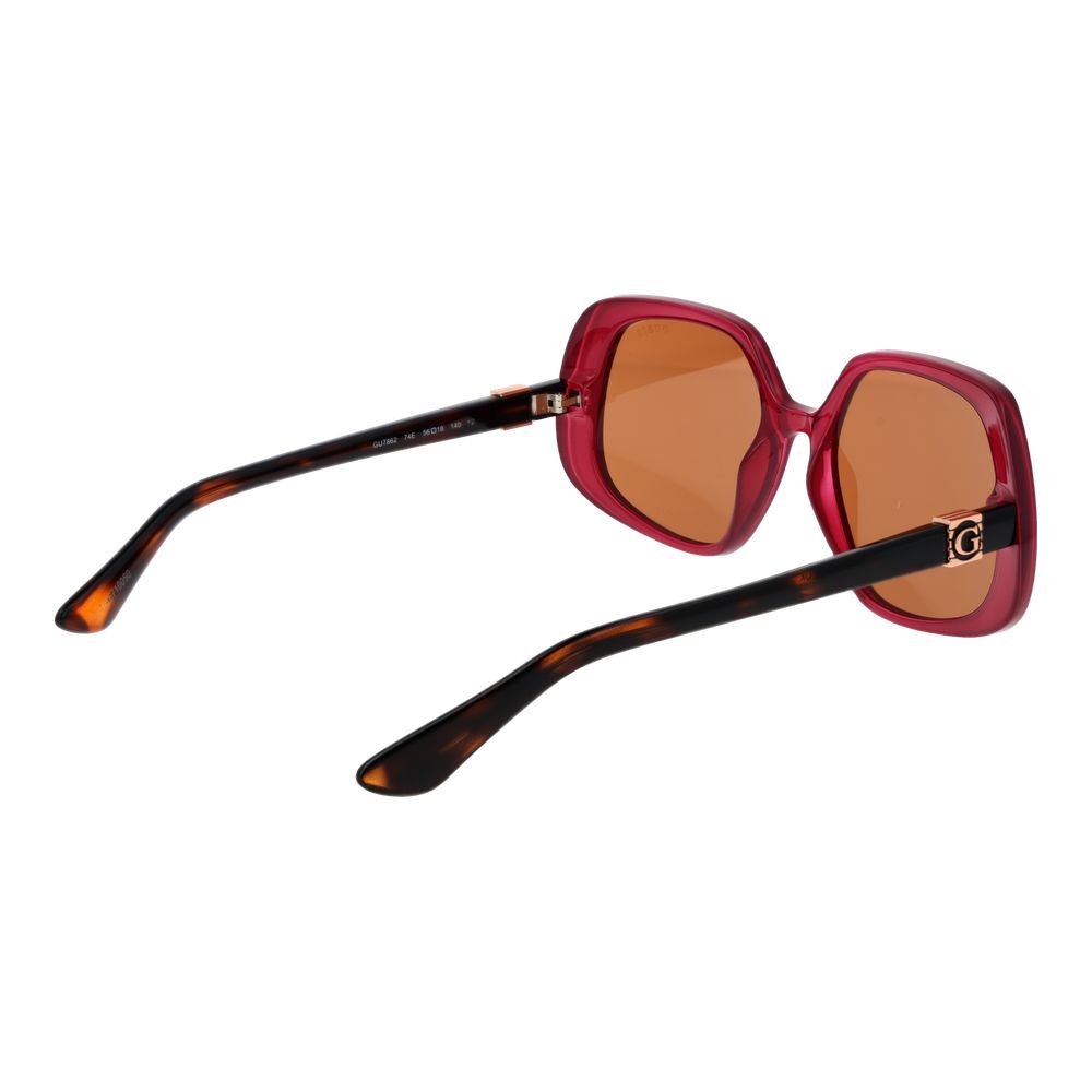 Burgundy Women Sunglass Guess