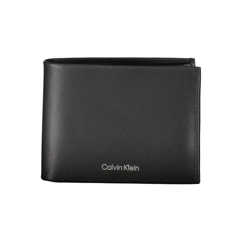 Elegant Black Leather Wallet with RFID Blocking Calvin Klein